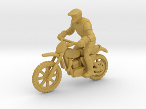MX Bike Rider 1:64 S in Tan Fine Detail Plastic