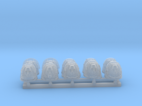 bloody angels guard shoulderpads in Clear Ultra Fine Detail Plastic