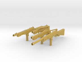 Reising Submachine Gun - Family - 1:16 in Tan Fine Detail Plastic