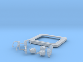 1:8 BTTF DeLorean Flux Capacitor set 2 of 2 wG in Clear Ultra Fine Detail Plastic