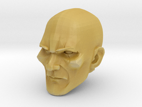 Bald Head 2 in Tan Fine Detail Plastic