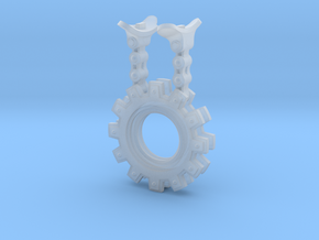 Cog - Crotch Banner in Clear Ultra Fine Detail Plastic