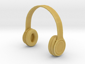 Headphones B-Type - 1/10 in Tan Fine Detail Plastic