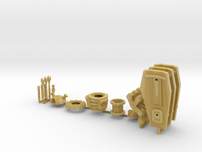 Dalek Emperor Sprue 016c1 in Tan Fine Detail Plastic