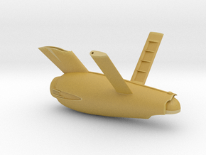 Reimagined Constitution Class Secondary Hull in Tan Fine Detail Plastic
