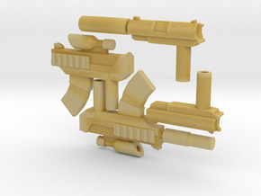 Hitman Weapons for kidrobot Bot in Tan Fine Detail Plastic