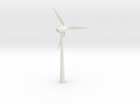 Wind Turbine Test in White Natural Versatile Plastic
