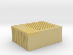 Roof AC Unit (HO Scale) in Tan Fine Detail Plastic