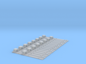 5"x5" Bridge Toggle Box Assembly in Clear Ultra Fine Detail Plastic
