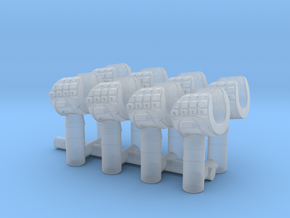 Detail Hands Set of 8 in Clear Ultra Fine Detail Plastic