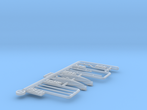 Agassiz JS-0005 - Upgrade for paper model  in Clear Ultra Fine Detail Plastic