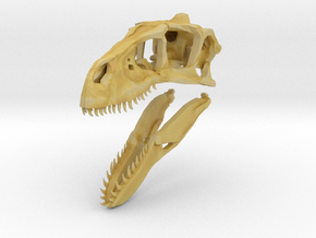 1:35 Utahraptor skull in Tan Fine Detail Plastic