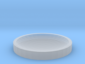 40mm Concave Lens in Tan Fine Detail Plastic