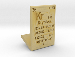 Krypton Element Stand in Tan Fine Detail Plastic