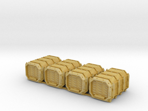 Grim Container 2 6mm 4-pack in Tan Fine Detail Plastic