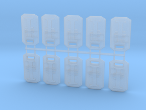 riiiot shield set of 10 in Clear Ultra Fine Detail Plastic