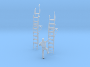 sukhoi ladder shapeways in Clear Ultra Fine Detail Plastic