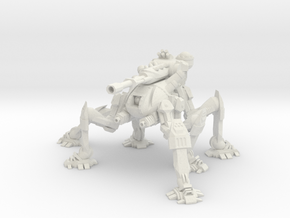 Spider Tank in White Natural Versatile Plastic: 1:35