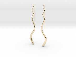 Dancing earrings in 14k Gold Plated Brass