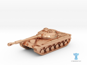 Tank - T-64 - Object 430 - scale 1:220 - Small in Polished Bronze