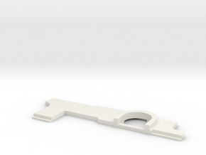 Selector plate for m249 with m4(v2) gearbox in White Natural Versatile Plastic