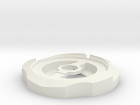 Ripper Metal Wheel in White Natural Versatile Plastic