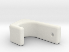 Super Strong Wall Hook in White Natural Versatile Plastic
