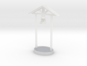 HO Scale School Bell in Clear Ultra Fine Detail Plastic