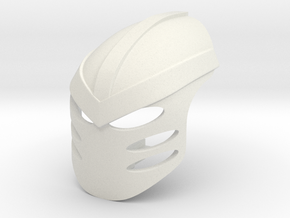Kanohi Arai (V2), Mask of Neutrality in White Natural Versatile Plastic
