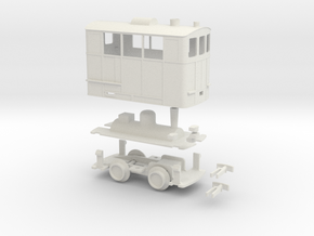 Grote Henschel NTM tram in White Natural Versatile Plastic