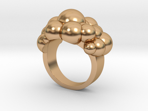 Ball Ring !  in Polished Bronze