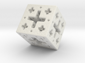 Jcube Fat in White Natural Versatile Plastic: Small