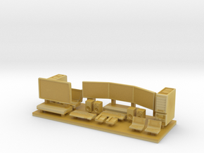 1-87 Scale Work/ Gaming Computer Set in Tan Fine Detail Plastic
