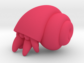 Scuttles the Hermit Crab in Pink Smooth Versatile Plastic