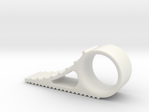 Door Stoper in White Natural Versatile Plastic: Small