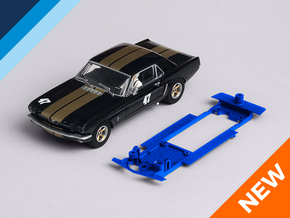 1/32 Scalextric Ford Mustang Chassis Slot.it pod in White Natural Versatile Plastic