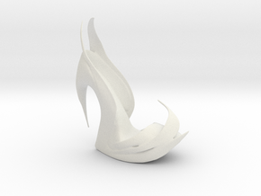 Right Flames High Heel in White Natural Versatile Plastic