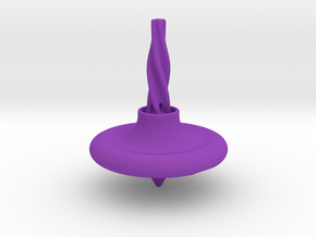 Kreisel spinner for turtleneck straw in Purple Processed Versatile Plastic