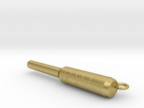 Minelab Pro-Find 35 Pinpointer Pendant / Hanger in Natural Brass