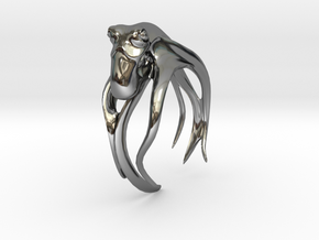 Octo, No.1 in Fine Detail Polished Silver