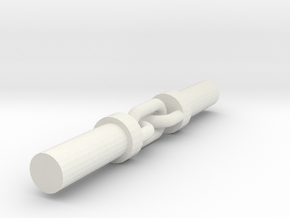 Bruse Lee's weapon for LEGO minifigure in White Natural Versatile Plastic