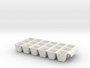 Icetray in White Natural Versatile Plastic