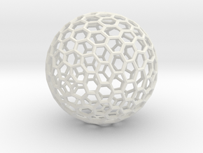 Sphere194 in White Natural Versatile Plastic