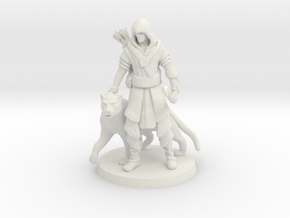 Elven Archer / Beastmaster (Large) in White Natural Versatile Plastic