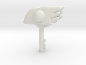 1/3 Bird Clow key in White Natural Versatile Plastic