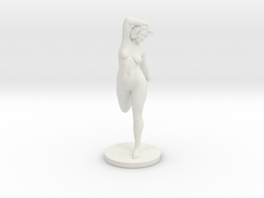 Olivia, nude female figurine. in White Natural Versatile Plastic