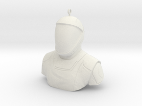 Starman Ornament in White Natural Versatile Plastic