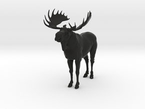 moose in Black Natural Versatile Plastic