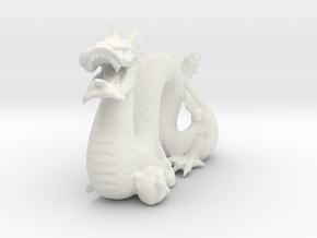 Stanford Dragon in White Natural Versatile Plastic