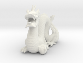 Stanford Dragon in White Natural Versatile Plastic